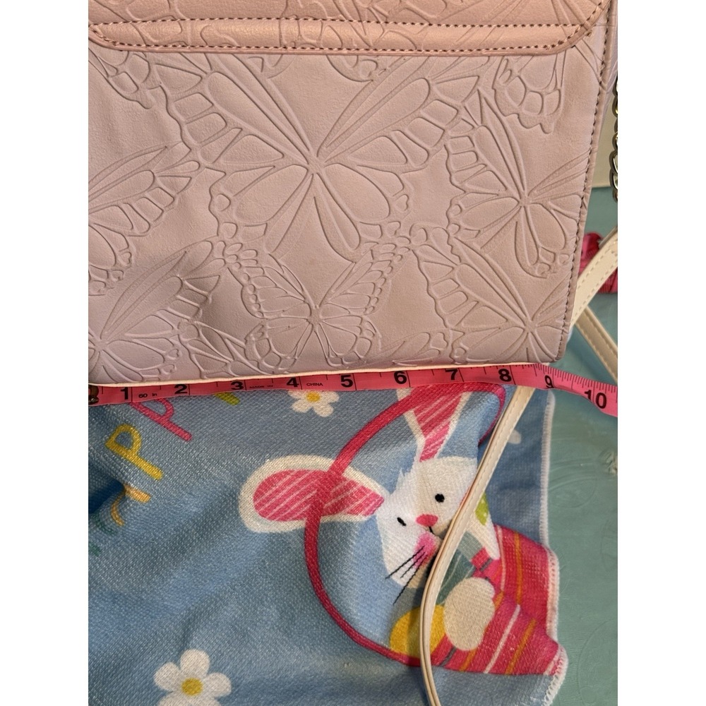 Pre-Owned Betsey Johnson Luv Crossbody Quilted Purse Excellent Condition - Picture 14 of 16